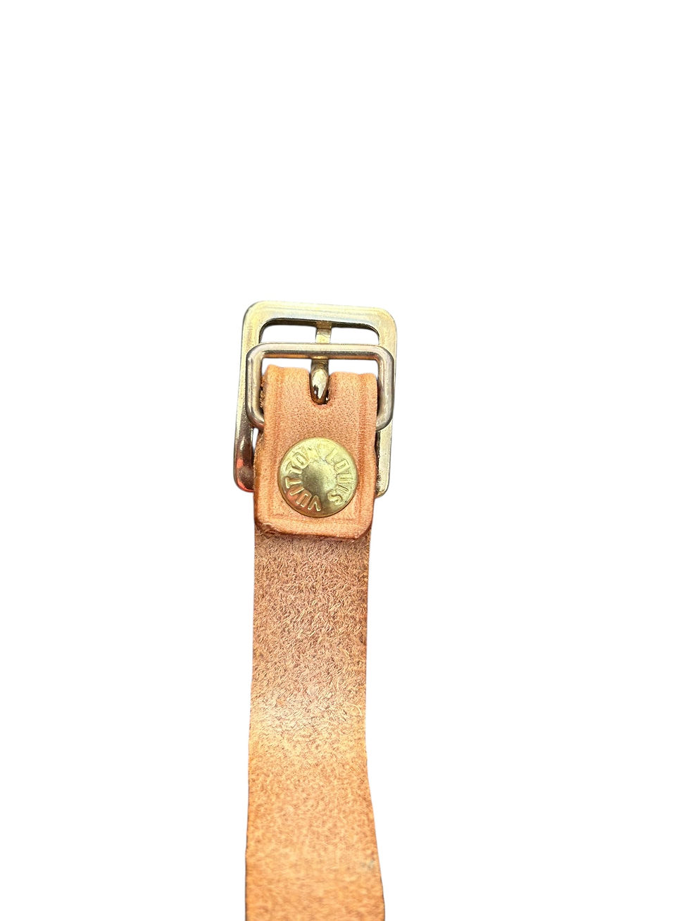 Thumbnail: Louis Vuitton large Vachetta luggage tag