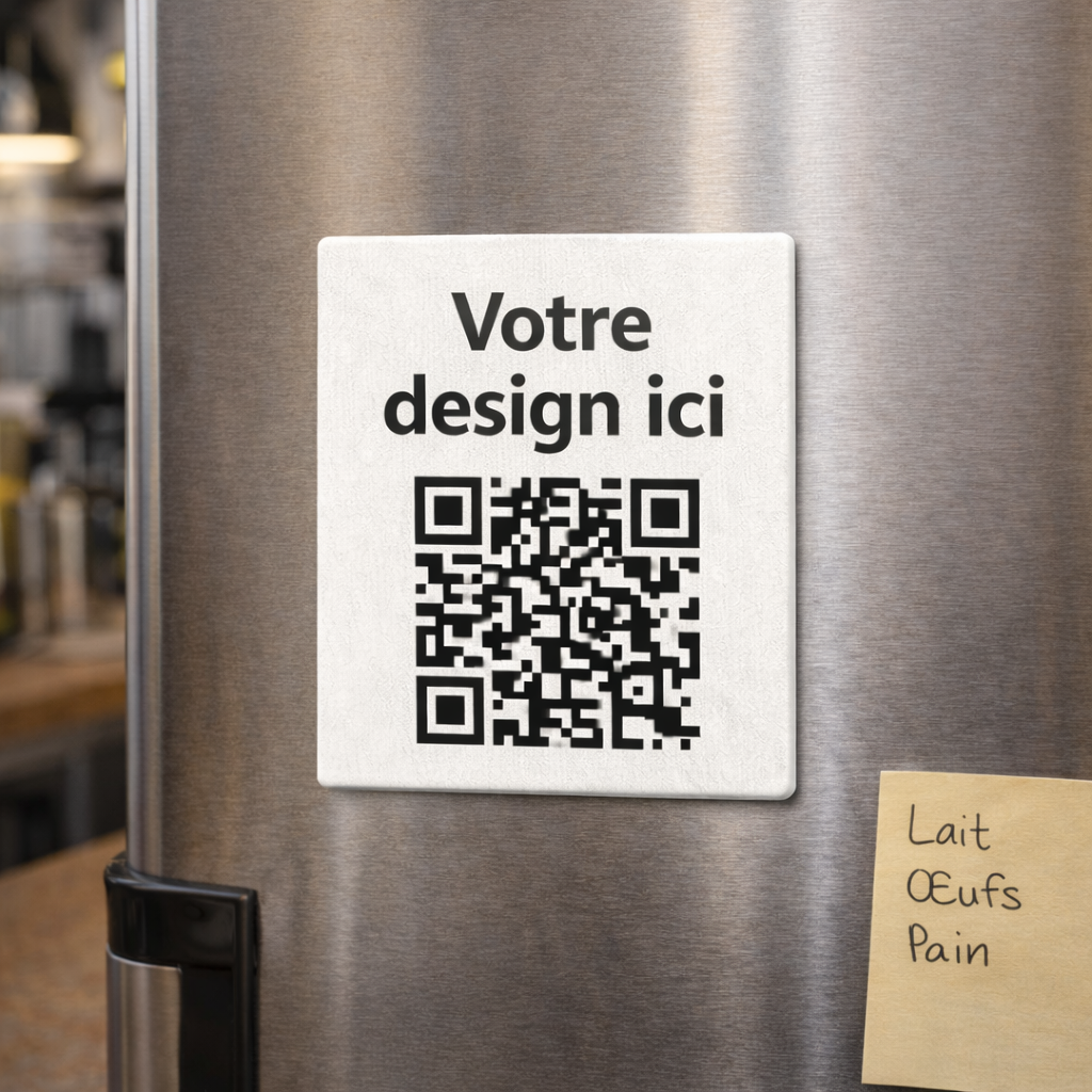 Plaque aimantée 10cm x 10cm