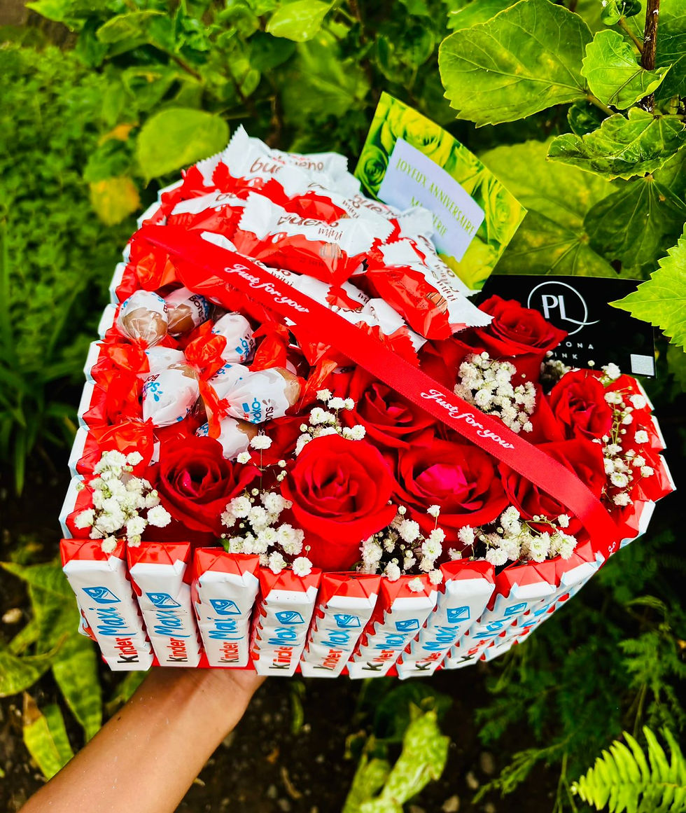 Miniature : 🌹🍫 Box Kinder & Roses  Des fleurs, du chocolat… et beaucoup de plaisir ✨