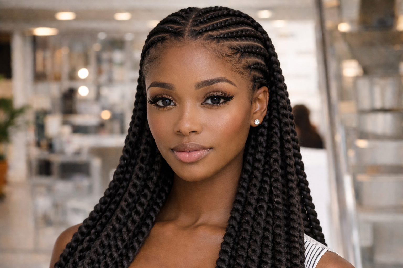 ✨ Tresses plaquées