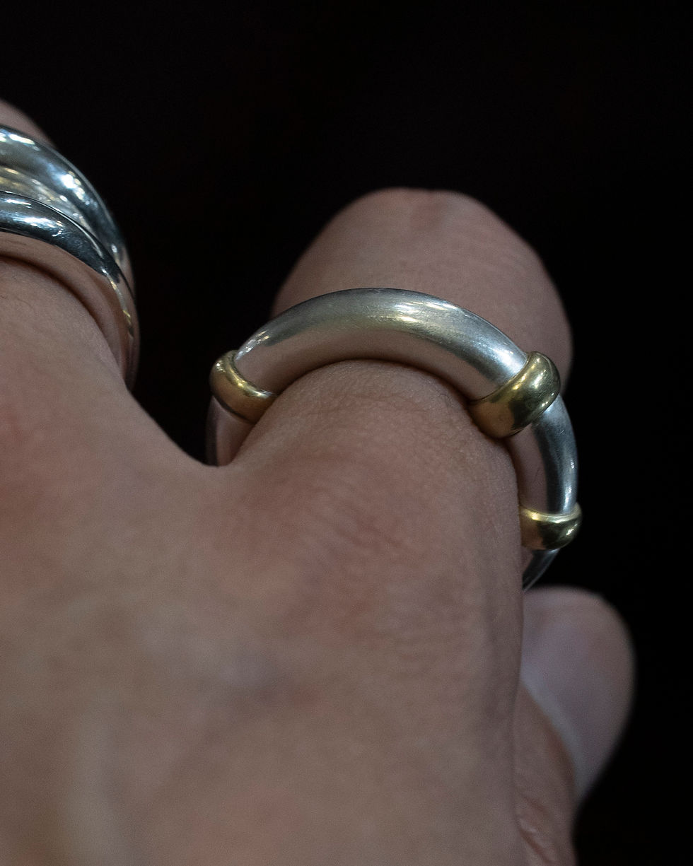 Thumbnail: ”CAMEL” RING FINE SILVER ＆ K18