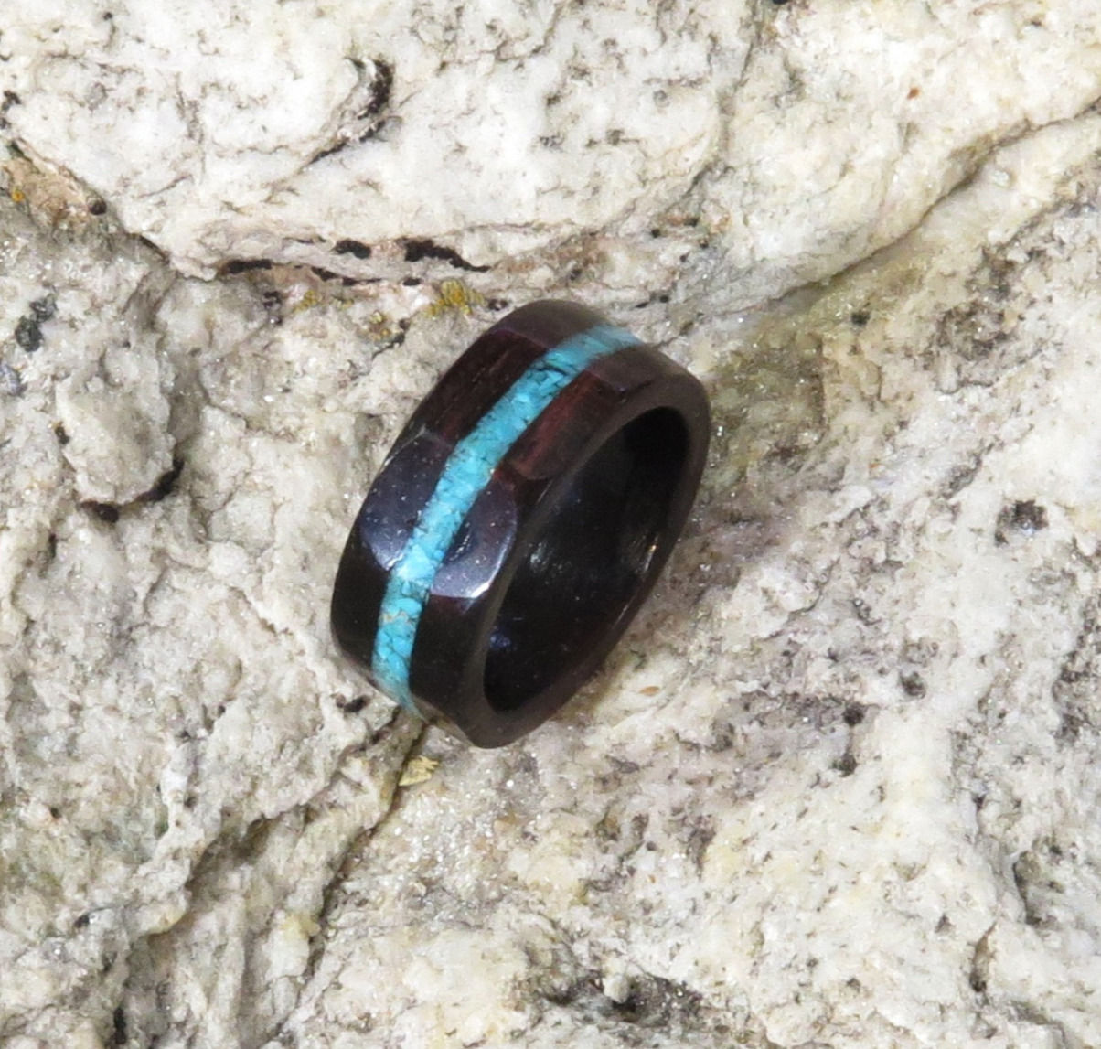 Cocobolo wood & Turquoise