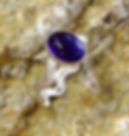 Thumbnail: Rings : Sterling Silver & Amethyst