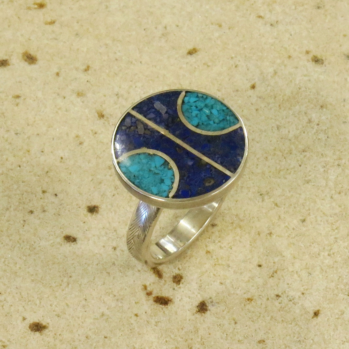 Rings : Sterling Silver & Stone Inlay