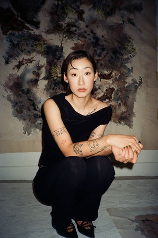Kai-Li Ma in her Art Studio