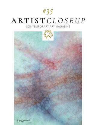 kai-li ma features in artist close up magazine on the cover