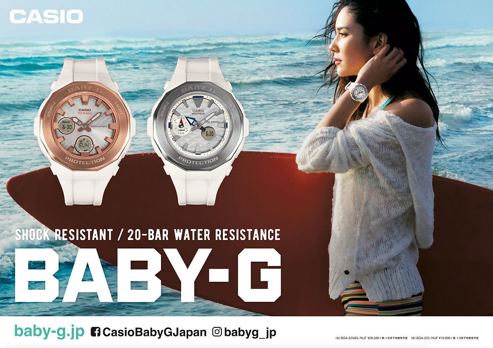 CASIO BABY-G 2017 SPRING/SUMMER