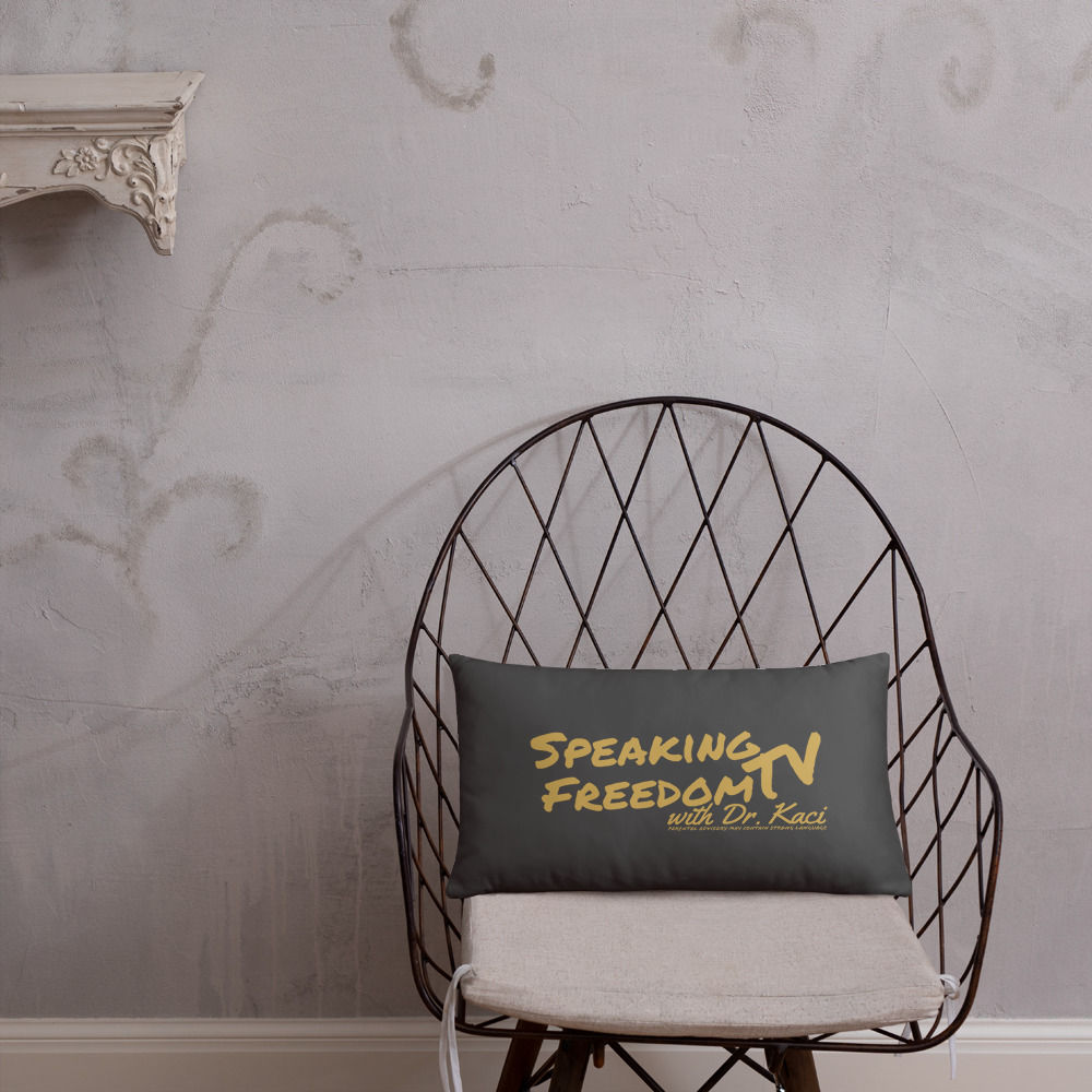 Speaking Freedom Pillow