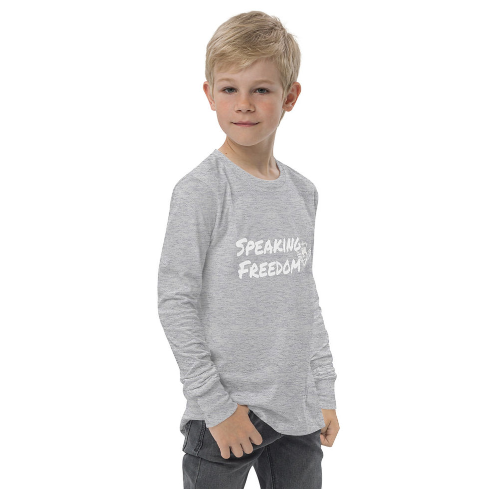 Thumbnail: Youth Speaking Freedom long sleeve tee