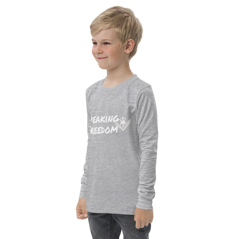 Thumbnail: Youth Speaking Freedom long sleeve tee