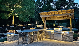 Customized Outdoor Kitchen in Columbus, Ohio by Ciminello's Landscaping