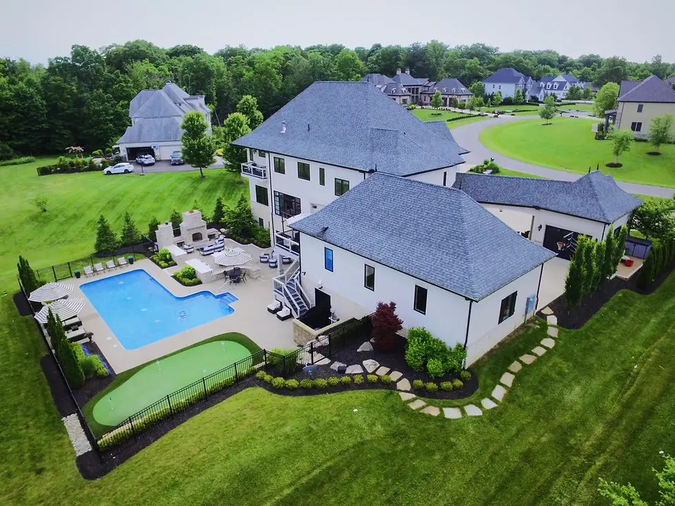 Luxury Landscaping can look like a pool instillation, golf course, paver walkways, outdoor kitchen and fire pit and you can have it all right here in Columbus, Ohio