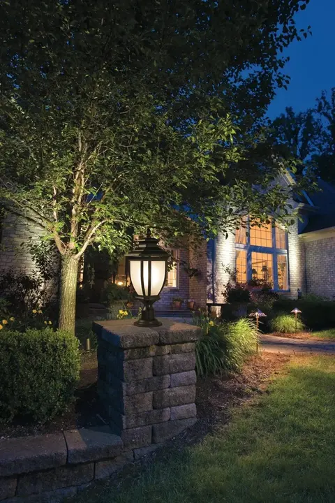 Outdoor Lighting Features in Columbus, Ohio created by Ciminello's Landscaping
