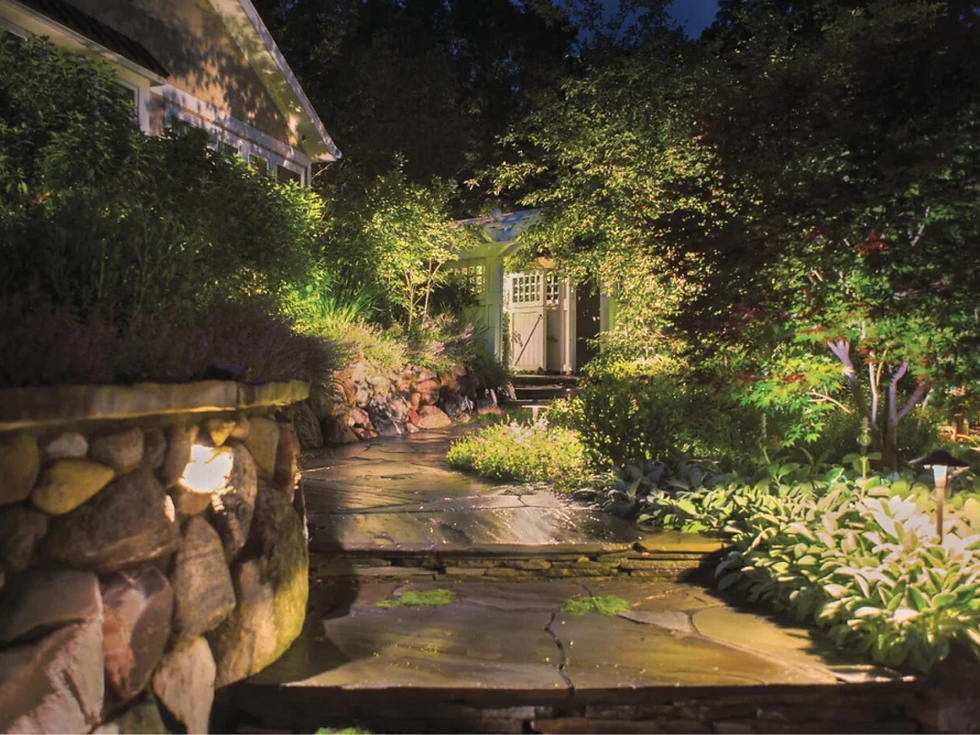 Lighting your home with landscape lights