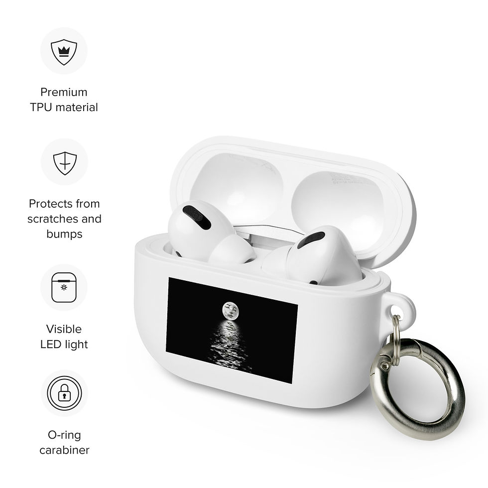 Thumbnail: Rise Above Moon Rubber Case for AirPods®