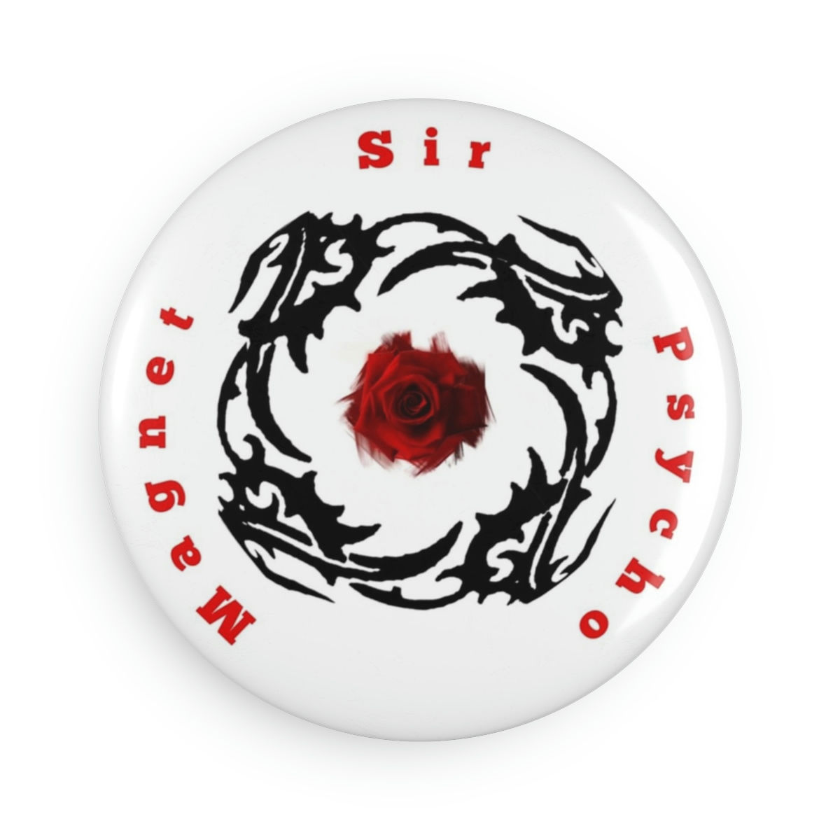 Sir Psycho Magnet, Round (1 & 10 pcs)