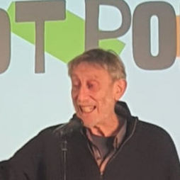 Micheal Rosen on stage