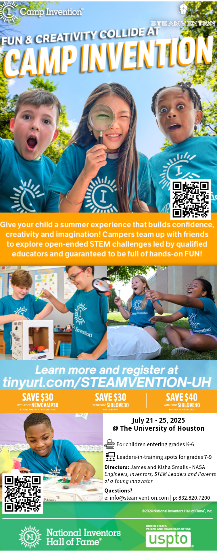 CAMP Invention- Summer STEM Camp