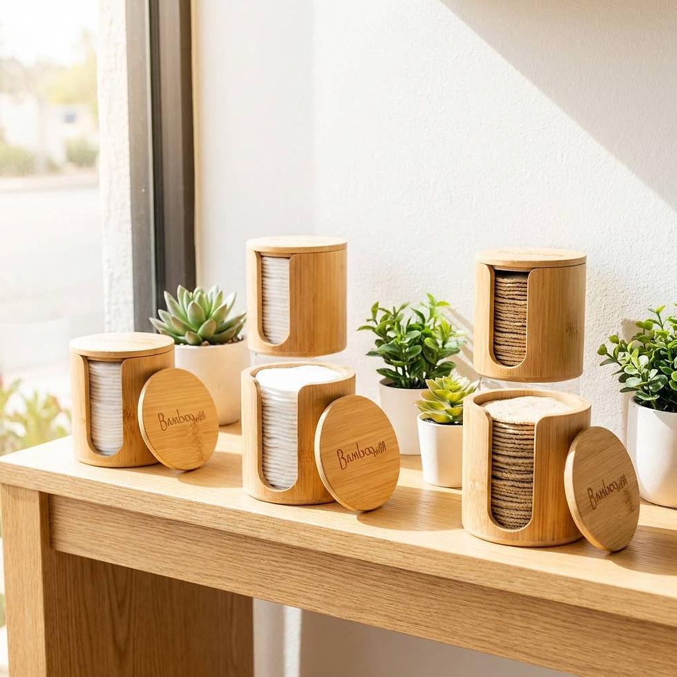 Thumbnail: Bamboo Facial Rounds Holder