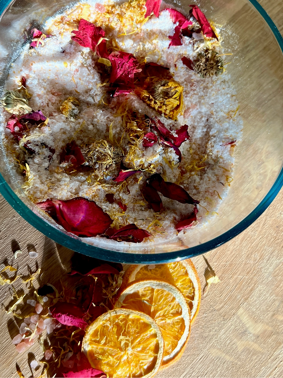 Thumbnail: Botanical Bath Salts - Rose & Calendula - Bulk