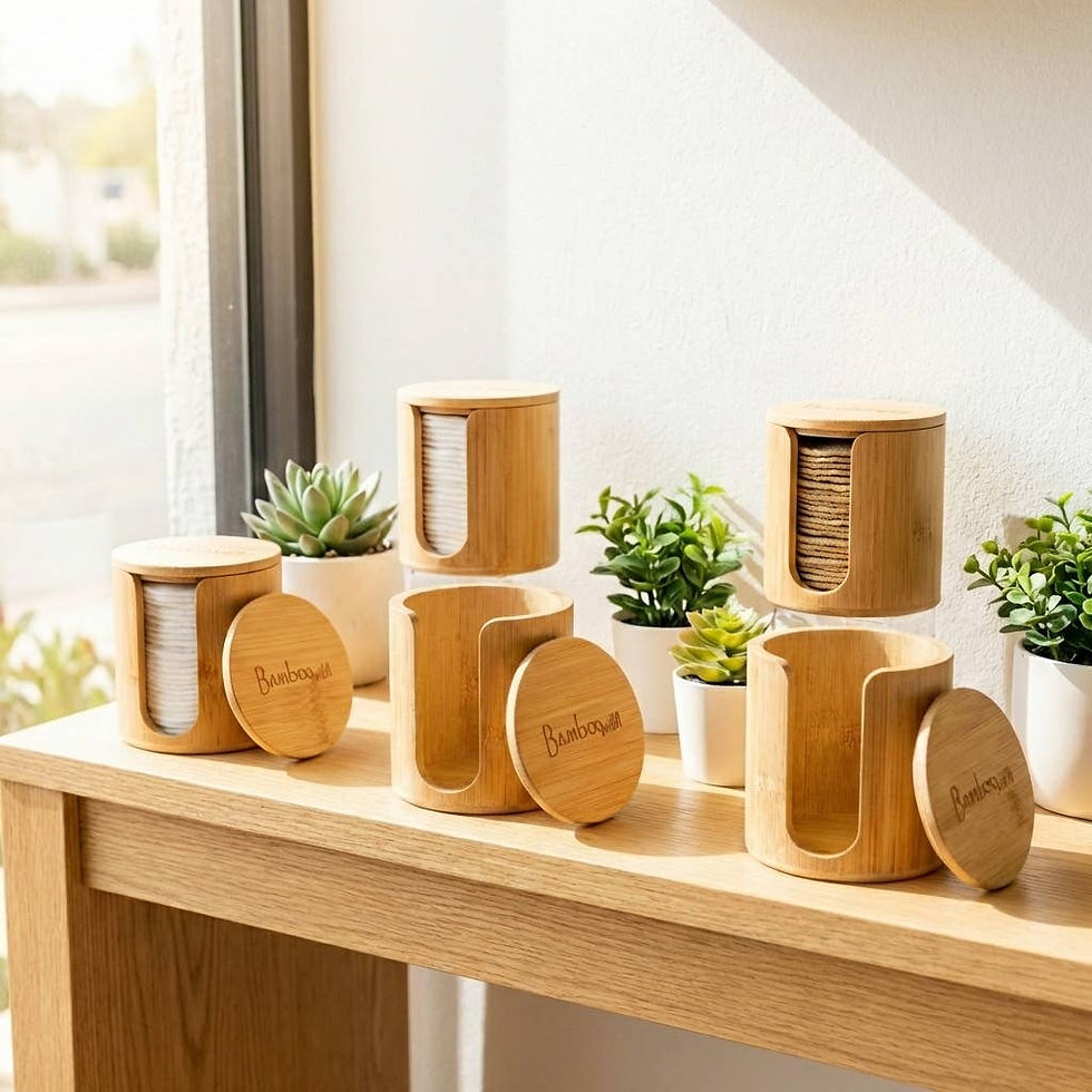 Thumbnail: Bamboo Facial Rounds Holder