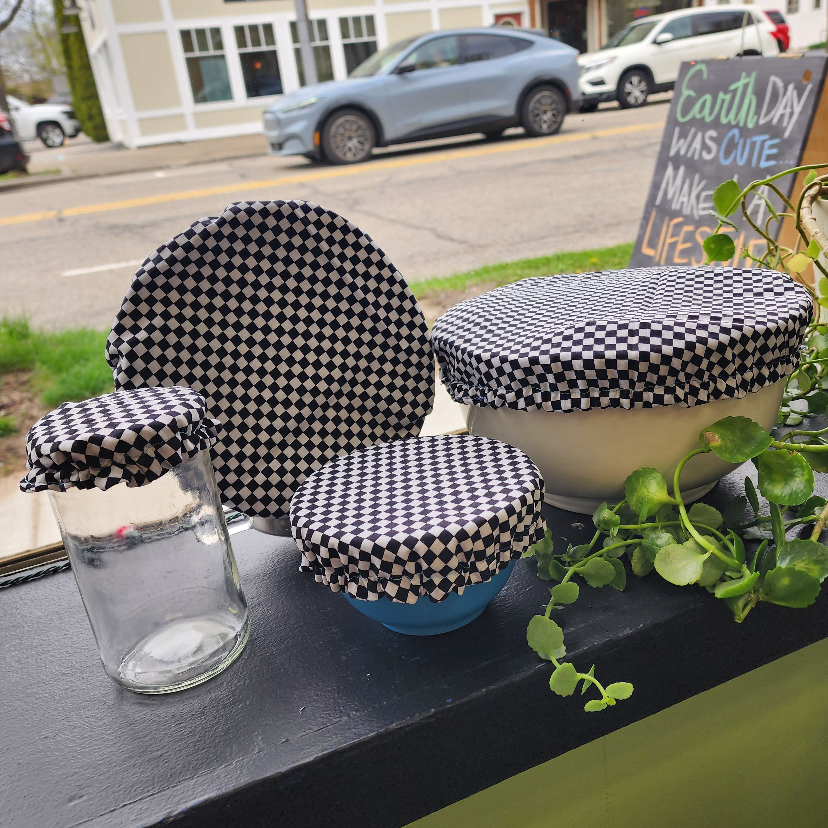 Fabric Bowl Cover Set Of Four