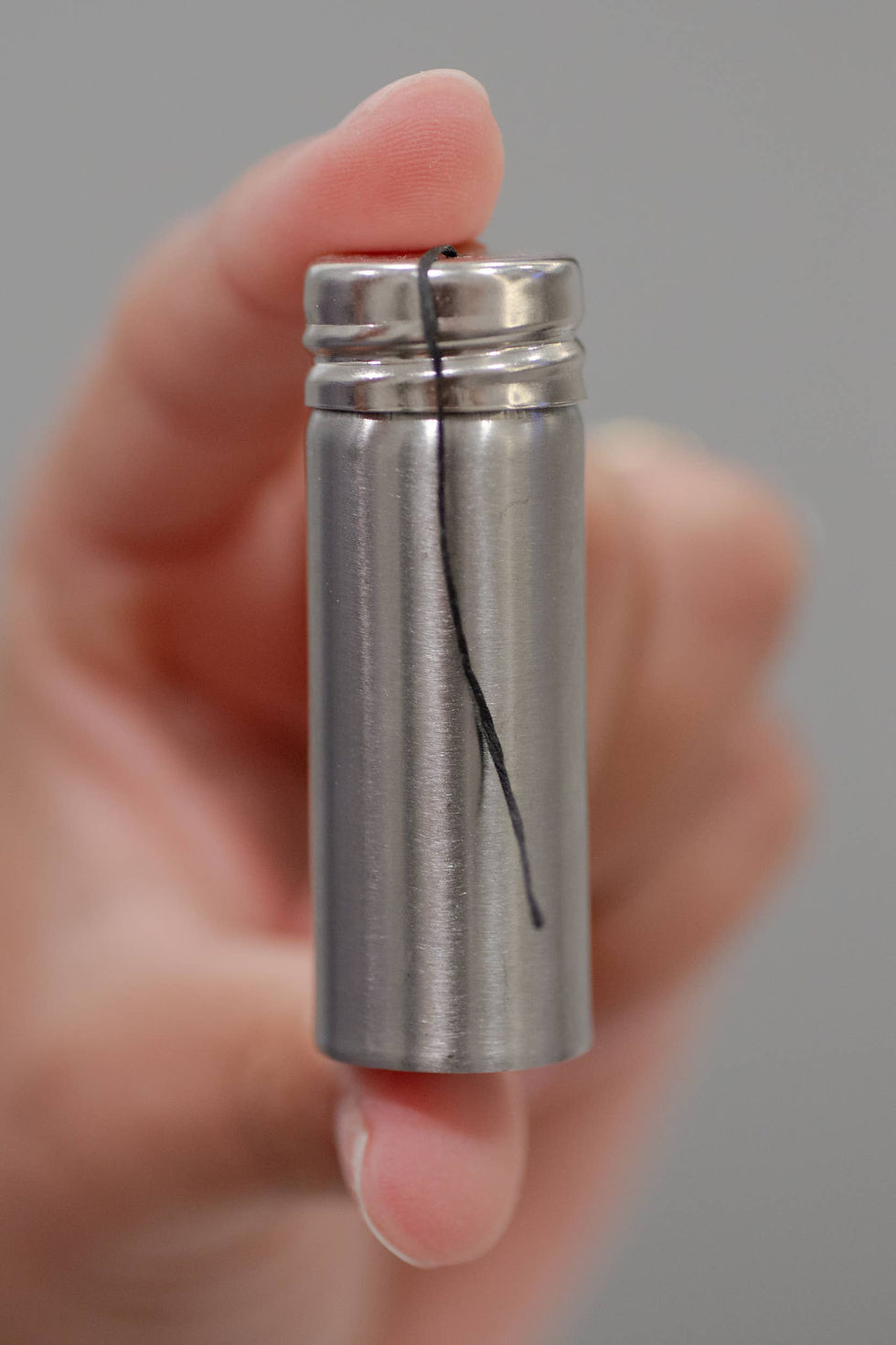 Thumbnail: Charcoal Floss + Steel Case