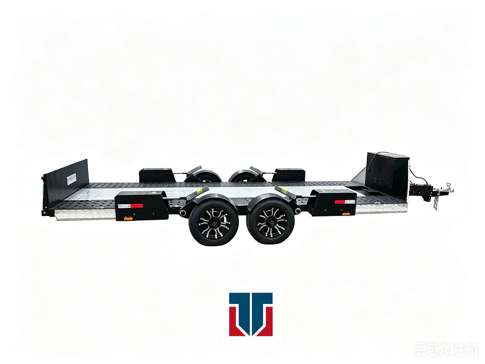 Thumbnail: 5000mm flatbed car trailer