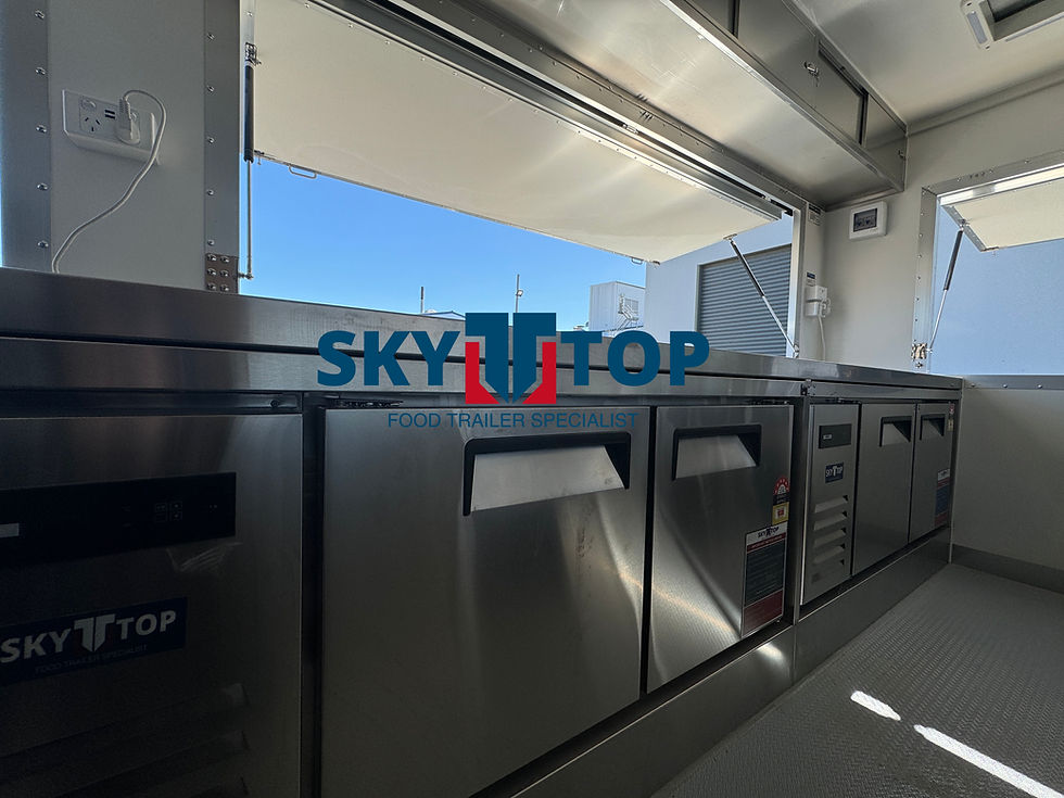 Thumbnail: 4.5m Food Trailer – Mobile Catering Kitchen, Australian Standard Compliant