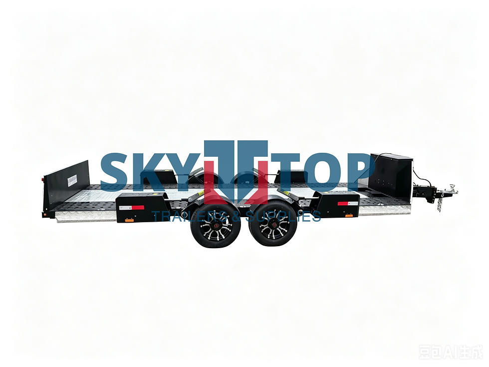 Thumbnail: 5000mm flatbed car trailer