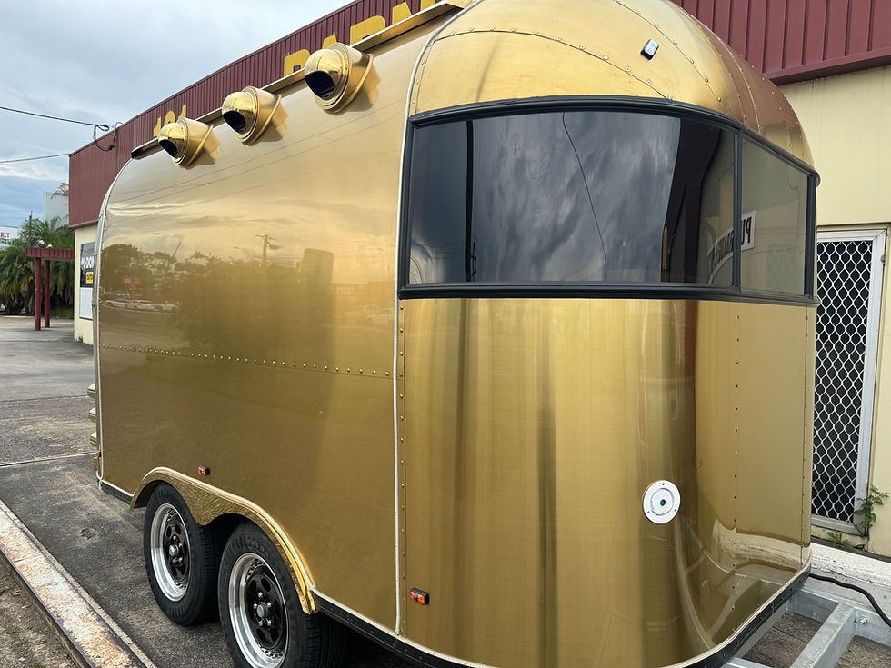 Thumbnail: 4m Stainless Airsteam Trailer –Mobile Catering Unit, Certified for Australia