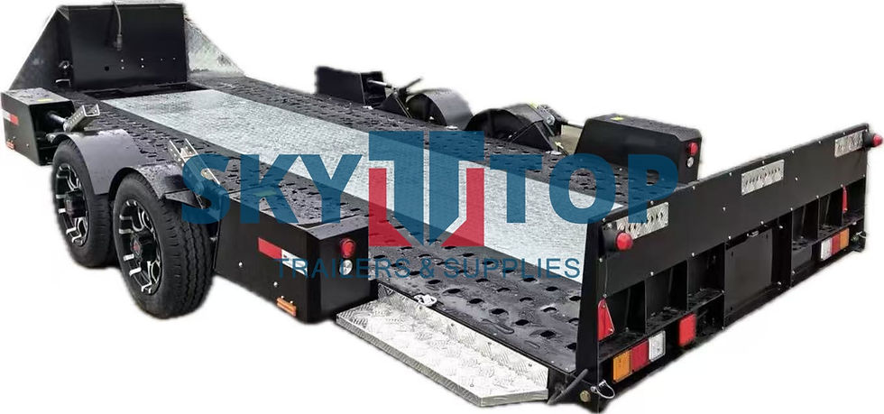 Thumbnail: 5000mm flatbed car trailer