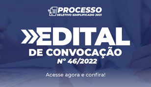 Edital de Convocação nº 46/2022
