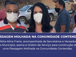 Passagem Molhada na Comunidade Contendas