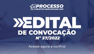 Edital de Convocação nº 57/2022