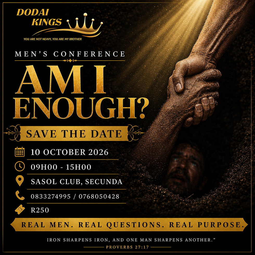 Men's Conference; Am I Enough?