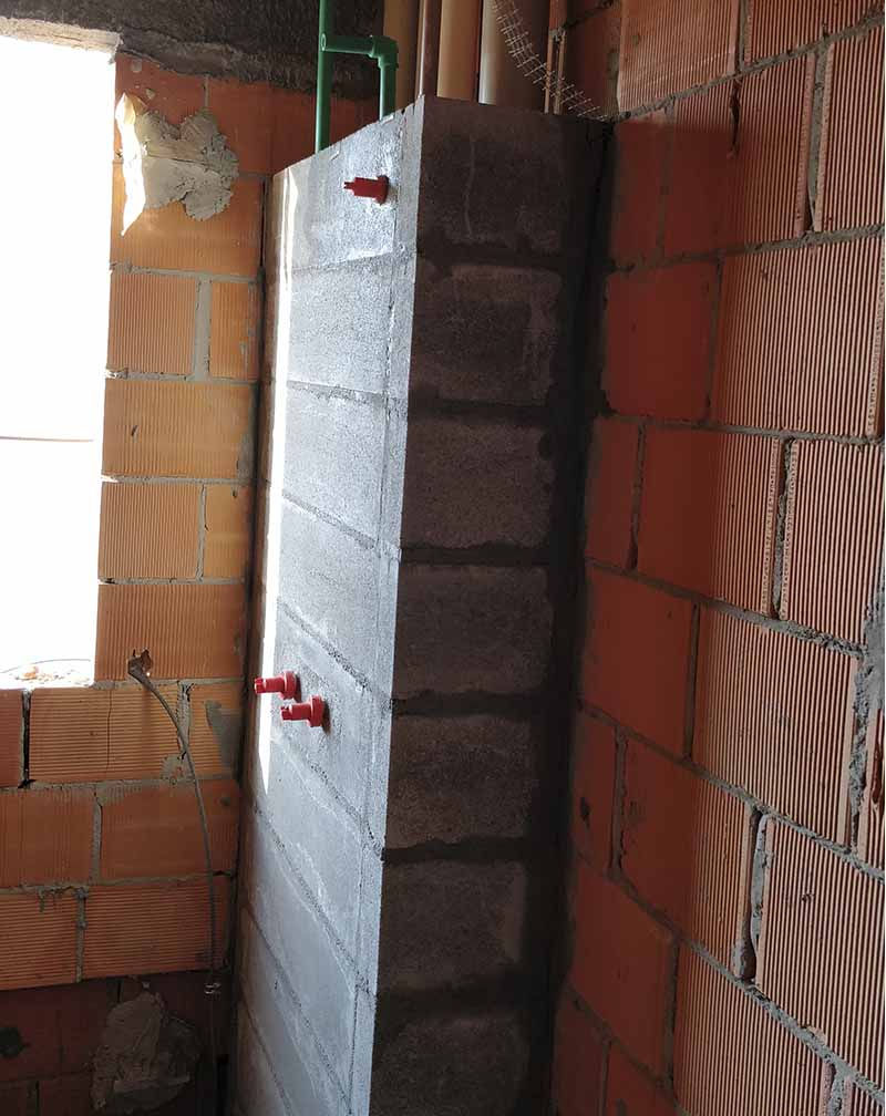 Brickup-Shaft modular