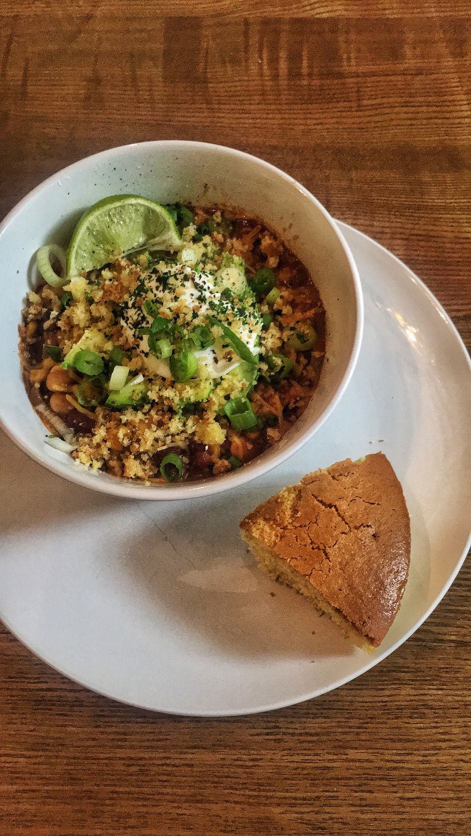 Sweet and Savory Vegetarian Chili