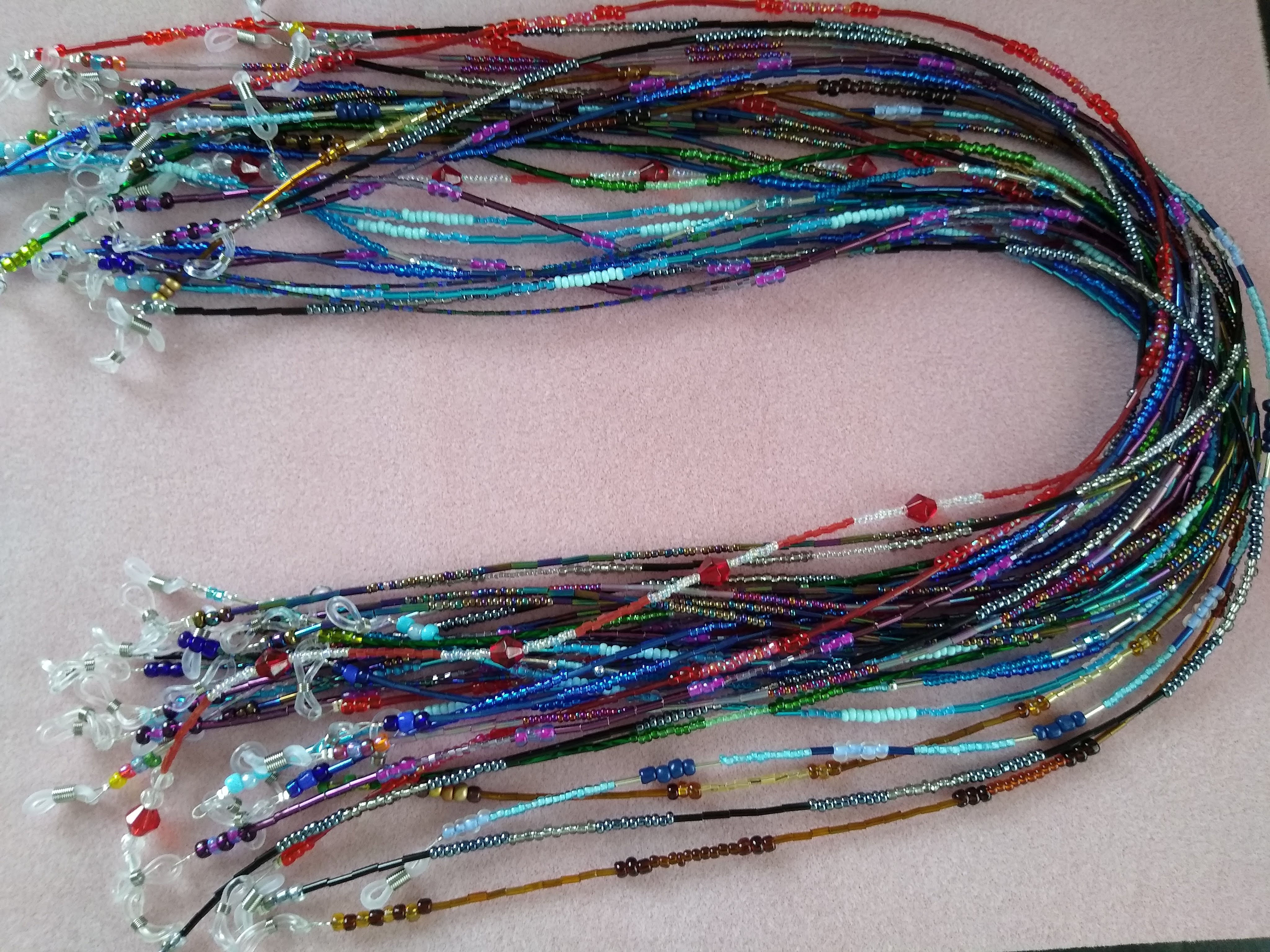 Sunglasses / Glasses Beaded Chain Necklace / Spectacles lanyard