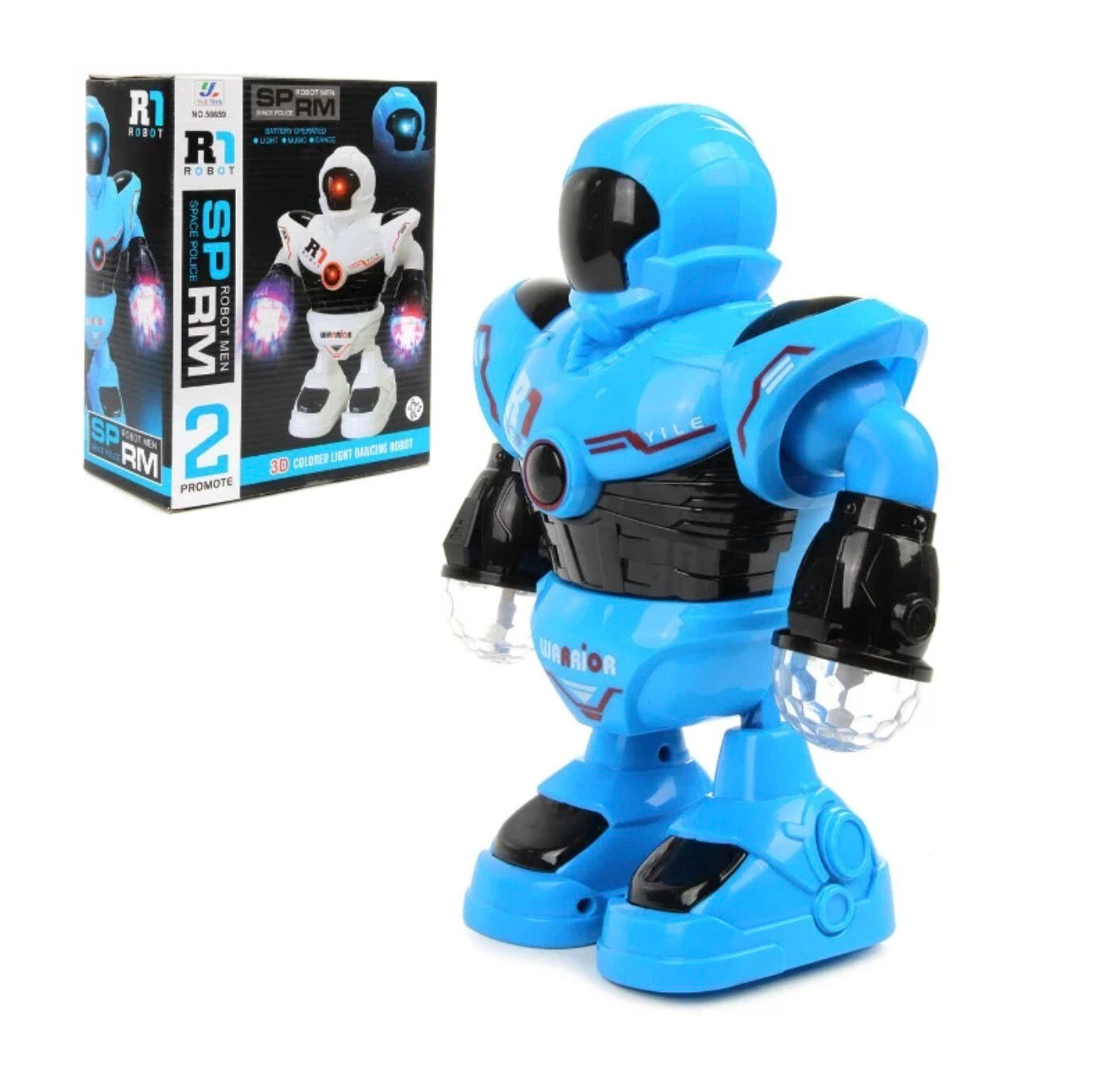 Ինտերակտիվ ռոբոտ լուսային էֆֆեկտներով