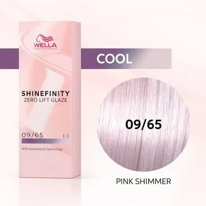 Wella Shinefinity 09/65, Cool Pink Shimmer Haarfarbe