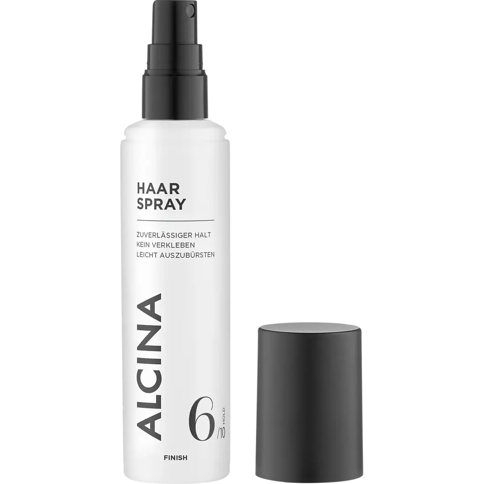 ALCINA HAAR SPRAY Flasche, Kappe abgenommen
