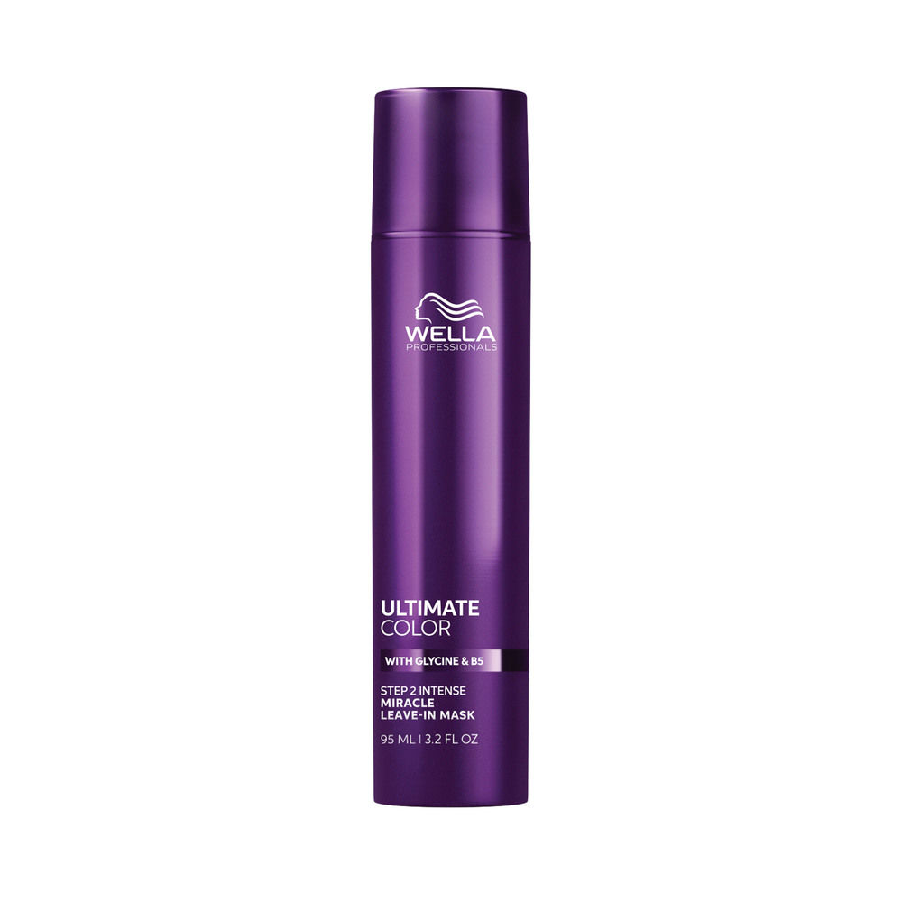 Violett glänzende WELLA Professionals Ultimate Color Shampoo 250 ml Flasche, mit Text