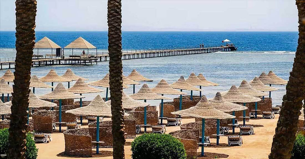 Spiaggia sul Mar Rosso