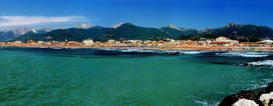 viareggio, la spiaggia, litorale viareggio