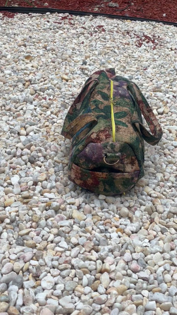 Thumbnail: Floral Tapestry Small Duffle Bag 