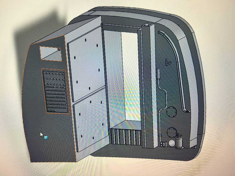 Thumbnail: 1/48 CV-22 Enhanced Cockpit Bulkhead - Use in Italeri #2622 V-22 Osprey kit