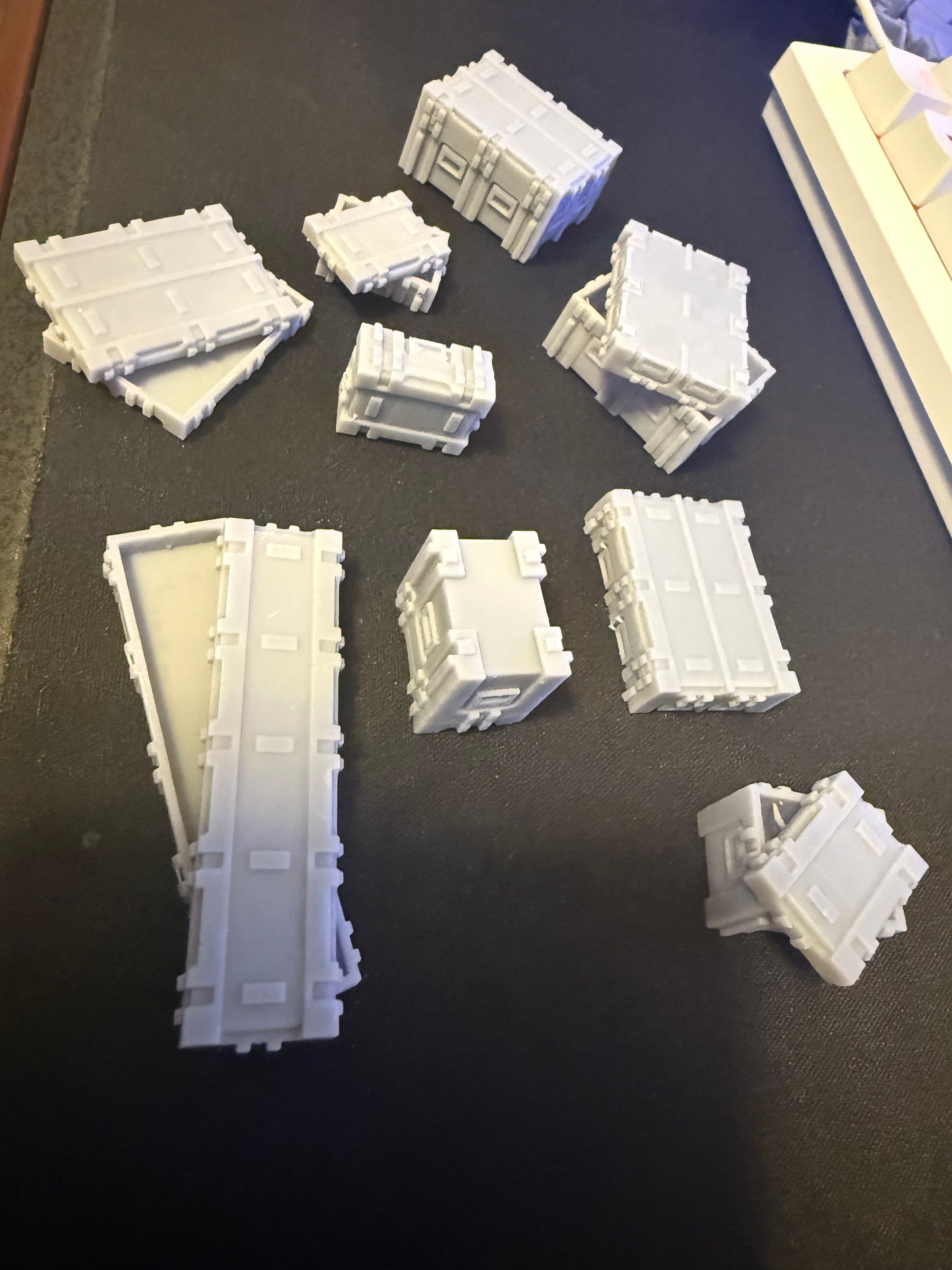 1/35 Military Crates Hard Plastic Type - Five Pack