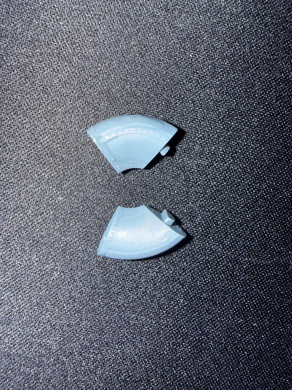 Thumbnail: OV-10D Bronco Exhaust Set 1/32 for Kitty Hawk Kit – 3D Printed Upgrade