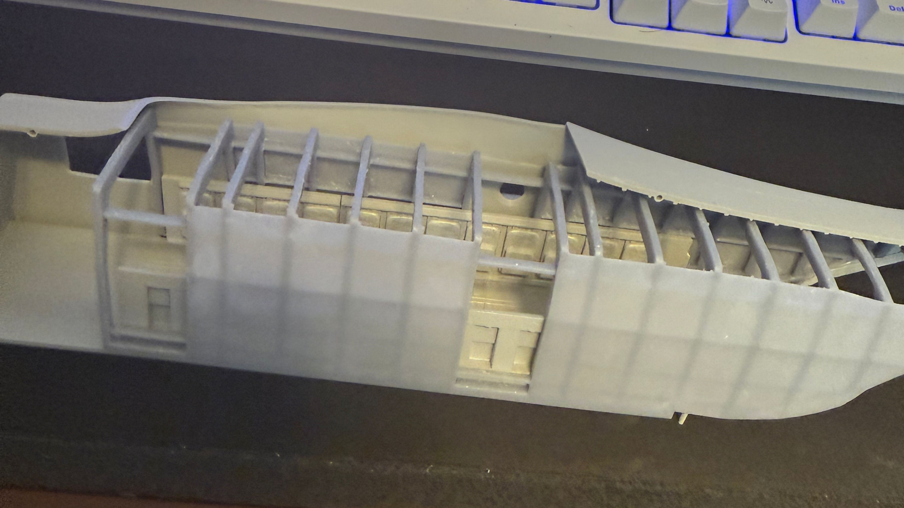 1/48 CV-22 Internal Rib Structure   Use in Italeri  #2622 V-22 Osprey Kit